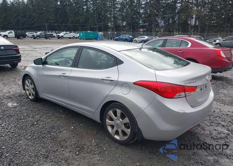 2012 Hyundai Elantra Limited (Ulsan Plant) из США, поврежденный, VIN KMHDH4AE8CU349427